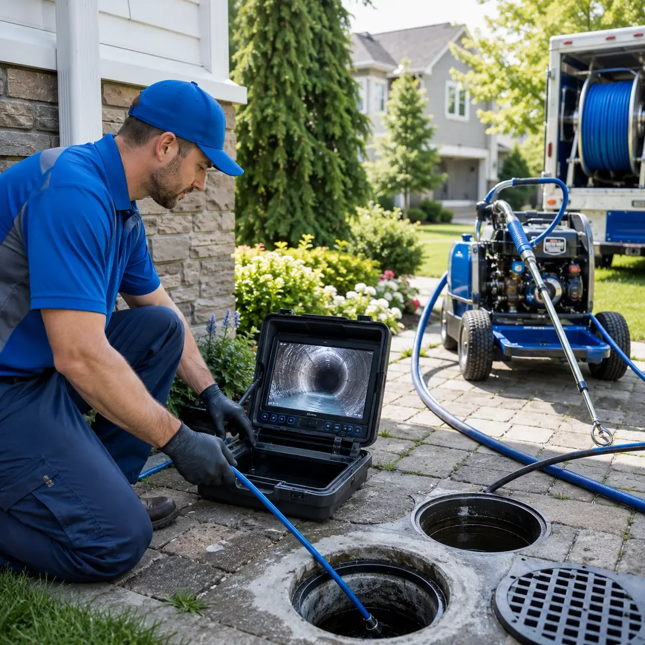 Outdoor drain cleaning professionals serving Lambert, MS